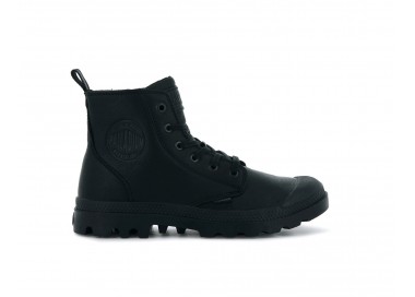Buty skórzane Palladium Pampa Hi Zip Lth Ess 76888-008 czarne | Butys.pl