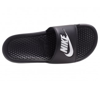 Klapki damskie Nike Benassi JDI 343881-015 czarno-różowe | Butys.pl