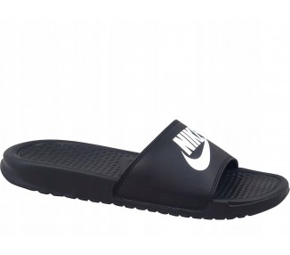 Klapki damskie Nike Benassi JDI 343881-015 czarno-różowe | Butys.pl