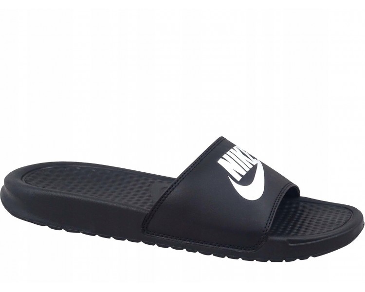 Klapki damskie Nike Benassi JDI 343881-015 czarno-różowe | Butys.pl