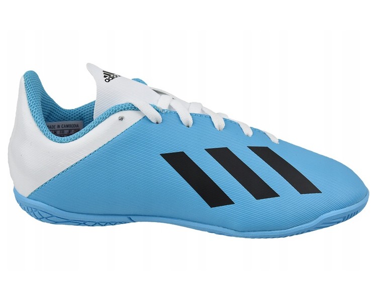 Buty piłkarskie halówki adidas X 19.4 IN F35352 niebieskie | Butys.pl