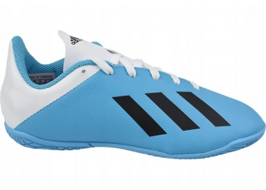 Buty piłkarskie halówki adidas X 19.4 IN F35352 niebieskie | Butys.pl