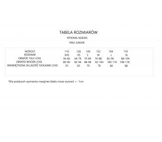 Spodnie Adidas Tiro 19 Junior D95961