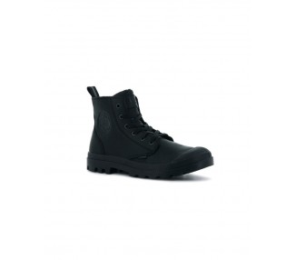 Buty skórzane Palladium Pampa Hi Zip Lth Ess 76888-008 czarne | Butys.pl