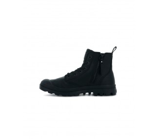 Buty skórzane Palladium Pampa Hi Zip Lth Ess 76888-008 czarne | Butys.pl