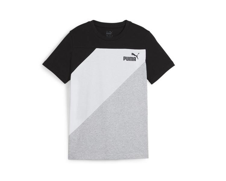 Koszulka dziecięca Puma Power Graphic Tee 679248-01 czarna | Butys.pl