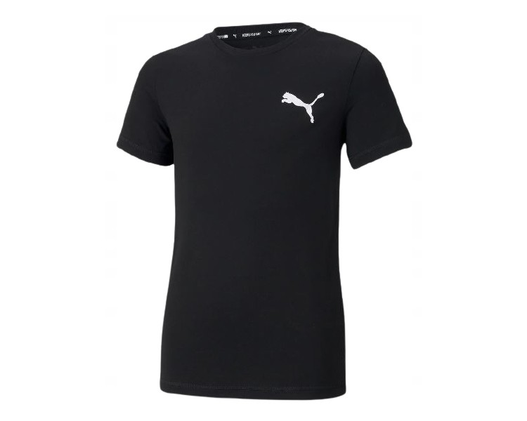 Koszulka dziecięca Puma Active Big Logo 586980-01 czarna | Butys.pl