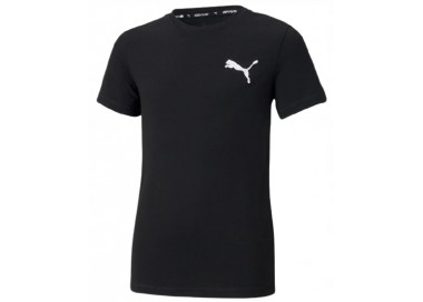 Koszulka dziecięca Puma Active Big Logo 586980-01 czarna | Butys.pl