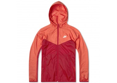 Kurtka wiatrówka męska Nike pomarańczowa z kapturem 612873-696 | Butys.pl