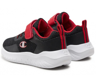 Sneakersy dziecięce Champion Softy czarne na rzep S32454-KK018 | Butys.pl