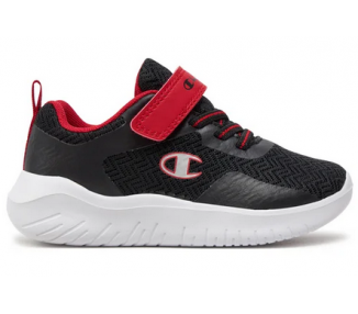 Sneakersy dziecięce Champion Softy czarne na rzep S32454-KK018 | Butys.pl
