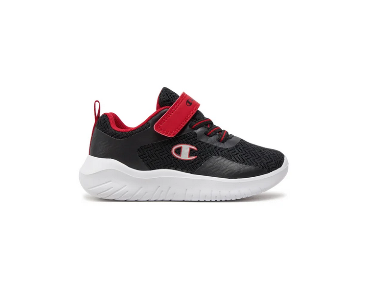 Sneakersy dziecięce Champion Softy czarne na rzep S32454-KK018 | Butys.pl