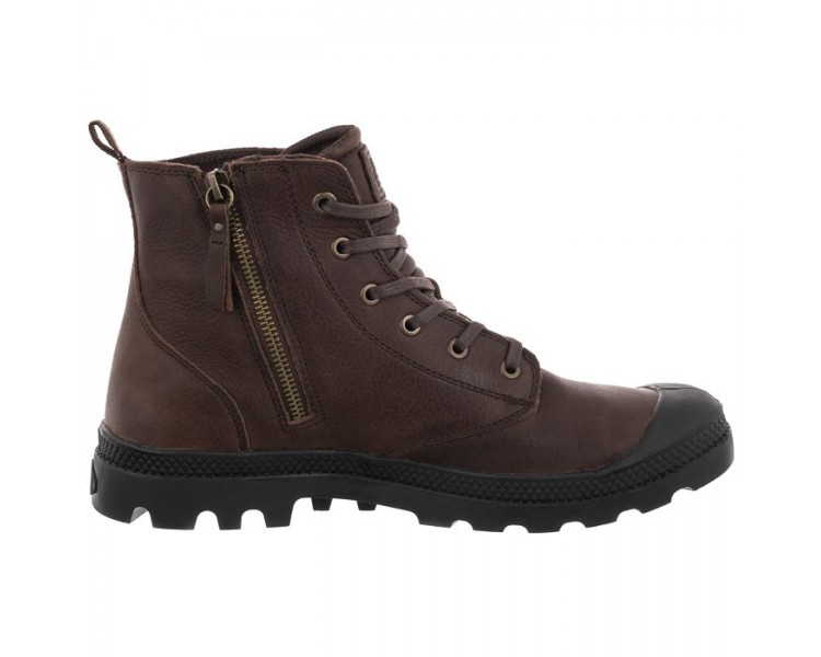 Buty trapery męskie Palladium Pampa skórzane z zamkiem 76888-248 | Butys.pl