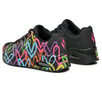 Buty damskie Skechers Lights 177981-BKMT