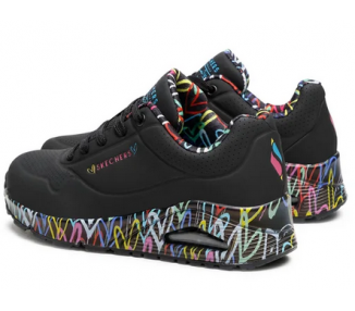 Buty damskie Skechers  Uno 155506-BBK