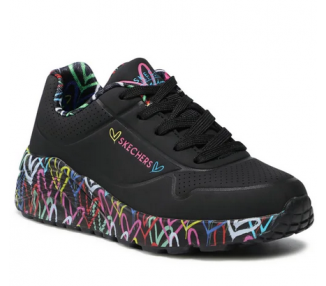 Buty dziecięce młodzieżowe Skechers UNO LITE 314976l-BKMT