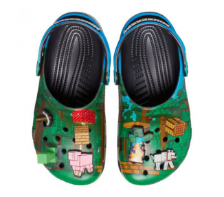 Klapki dziecięce Crocs Minecraft 210830-90H