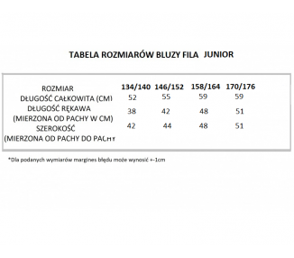 Bluza Dziecięca Fila  JR.  688407.A220