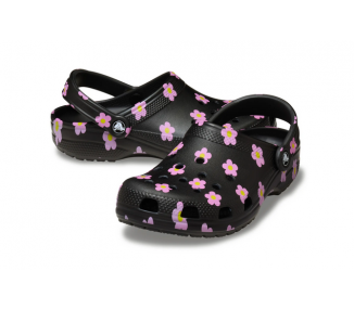 Klapki dziecięce Crocs Classic  Flower K 212670-001
