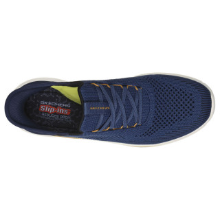 Buty męskie Skechers Slade Quinto 210810-BLU niebieskie | Butys.pl