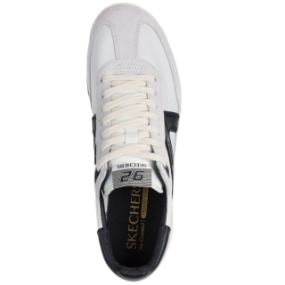 Buty męskie Skechers 254220-WBK biało-czarne | Butys.pl