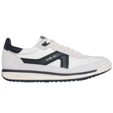 Buty męskie Skechers 254220-WBK biało-czarne | Butys.pl