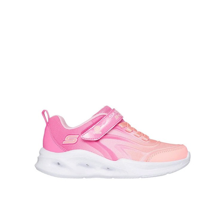 Skechers S-Lights 303713L-PKMT buty dziecięce różowe | świecące sneakersy butys.pl