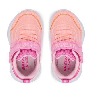 Skechers S-Lights 303713N-PKMT buty dziecięce różowe | świecące sneakersy butys.pl
