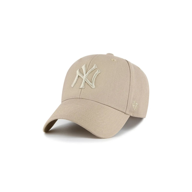 Czapka z daszkiem New York B-MVPSP17WBP-KHQ Khaki – styl casual | Butys.pl