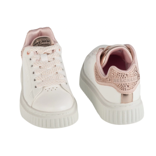 Buty dziewczęce Skechers Hi Ridge 310289L-WROS białe | Butys.pl