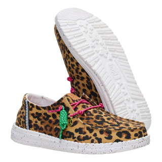 HEY DUDE WENDY 45215-90L – Lekkie Mokasyny Damskie Leopard | Butys.pl