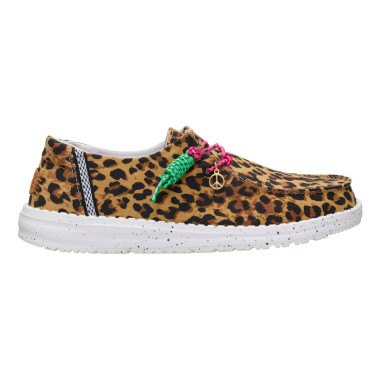 HEY DUDE WENDY 45215-90L – Lekkie Mokasyny Damskie Leopard | Butys.pl