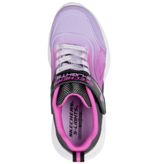 Buty dziecięce Skechers S-Lights 303713L-BKMT – świecące | Butys.pl