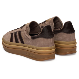 Buty damskie Adidas Gazelle Bold IH4202 Brązowe  sneakersy na platformie | Butys.pl
