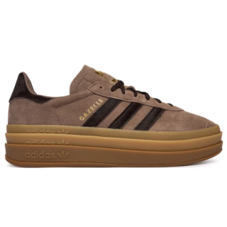 Buty damskie Adidas Gazelle Bold IH4202 Brązowe  sneakersy na platformie | Butys.pl