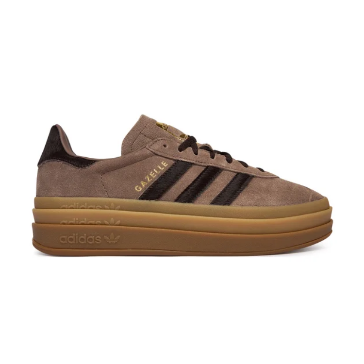 Buty damskie Adidas Gazelle Bold IH4202 Brązowe  sneakersy na platformie | Butys.pl