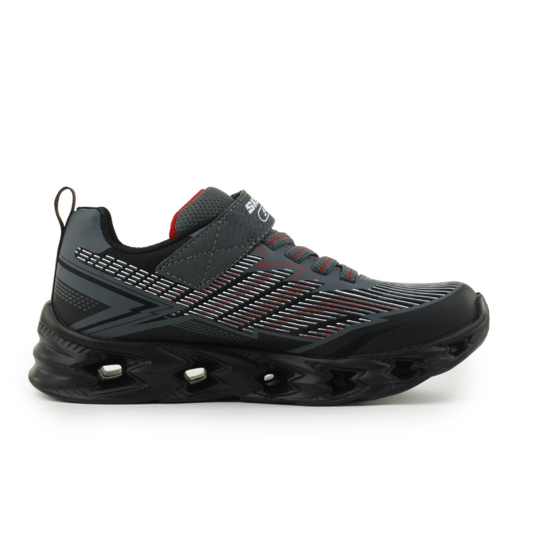 Buty Skechers Vortex Junior 400605L-BKCC świecące na rzep | Butys.pl