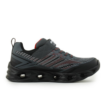 Buty Skechers Vortex Junior 400605L-BKCC świecące na rzep | Butys.pl