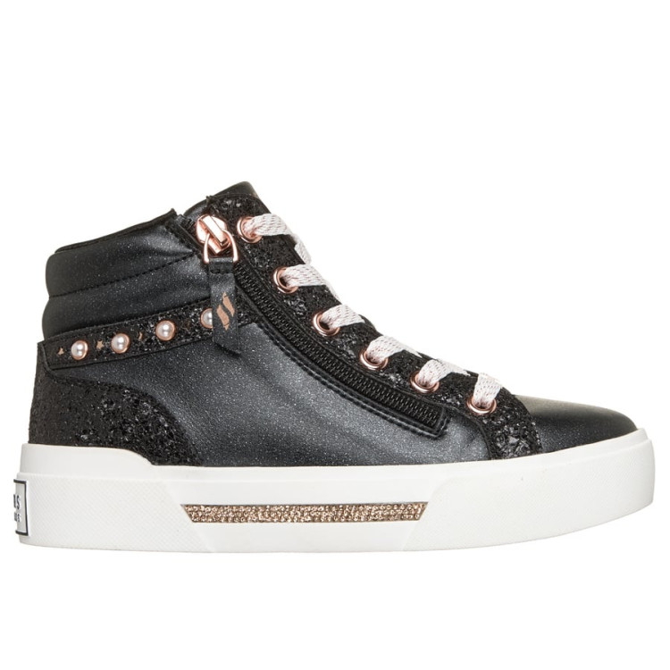Buty dziecięce Skechers Aura LX 310765L-BKRG na zamek | Butys.pl