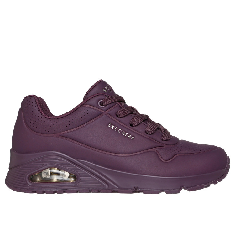 Buty damskie Skechers UNO Stand on Air 73690-WINE bordowe | Butys.pl
