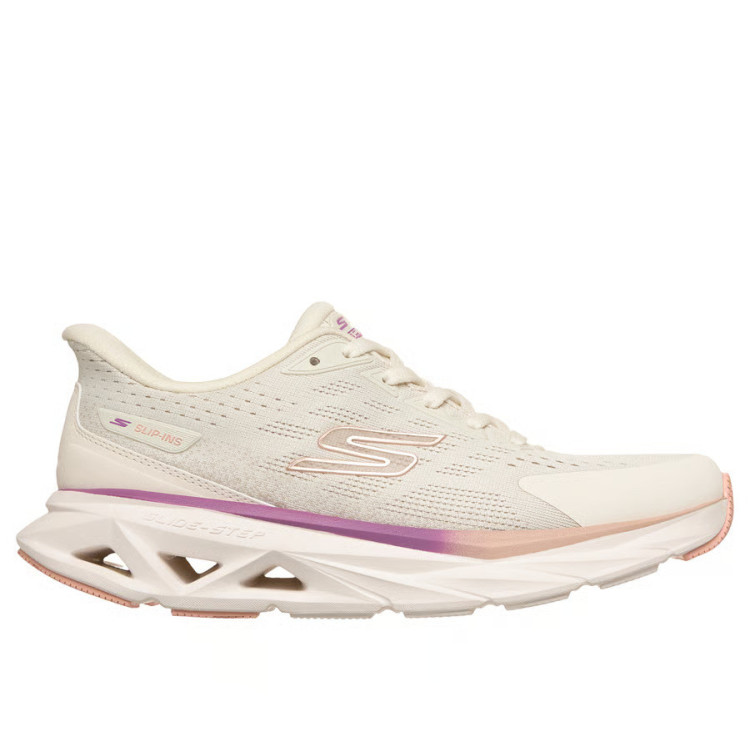 Buty damskie Skechers Slip-ins Vortex 129825-NAT beżowe | Butys.pl